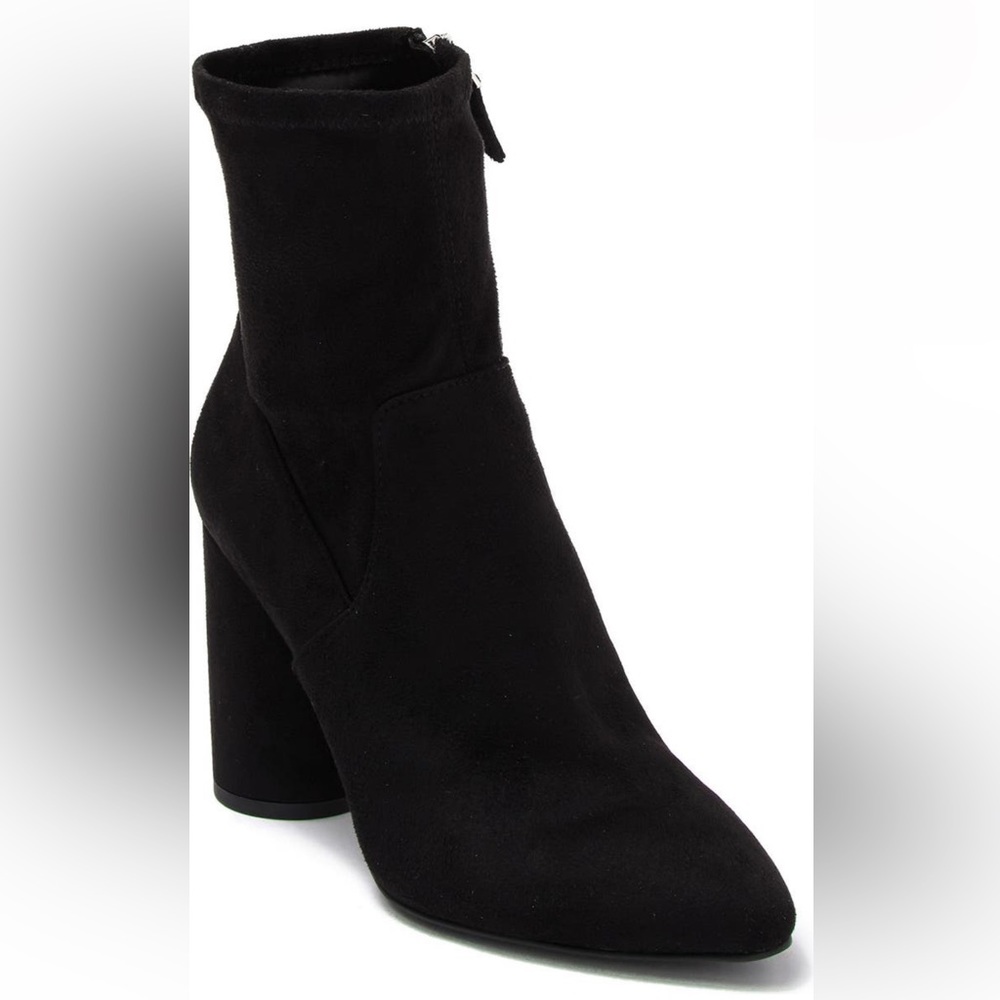 Abound black suede ankle bootie